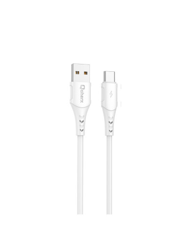 Cable qcharx lisbon usb a micro 24a - 1 m - pvc blanco