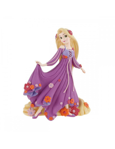 Figura decorativa enesco disney rapunzel floreada