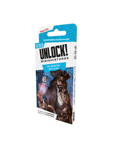 Juego de mesa unlock! miniaventuras los secretos del pulpo edad recomendada 10 años