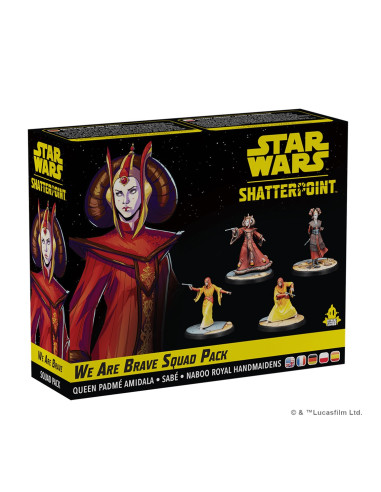 Juego de mesa star wars shatterpoint we are brave squad pack edad recomendada 14 años