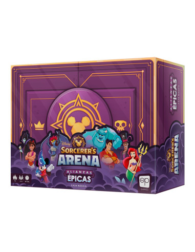 Juego de mesa disney sorcerer´s arena alianzas epicas edad recomendada 13 años