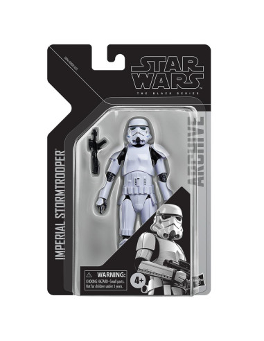 Figura hasbro star wars the black series imperial stormtrooper