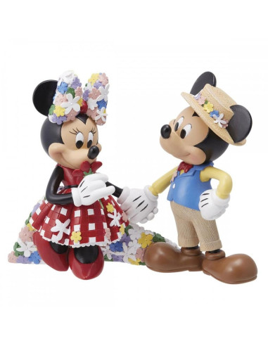 Figura enesco disney mickey y minnie botanica