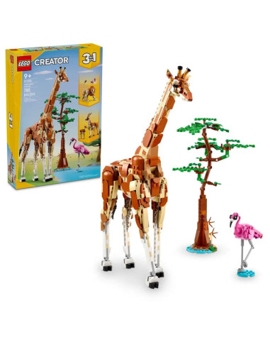 Lego safari de animales salvajes