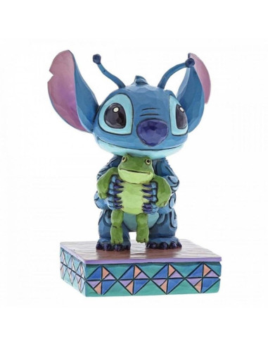 Figura enesco disney stitch con rana