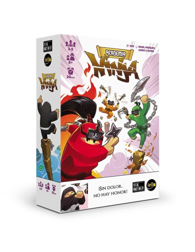 Juego de mesa de cartas academia ninja