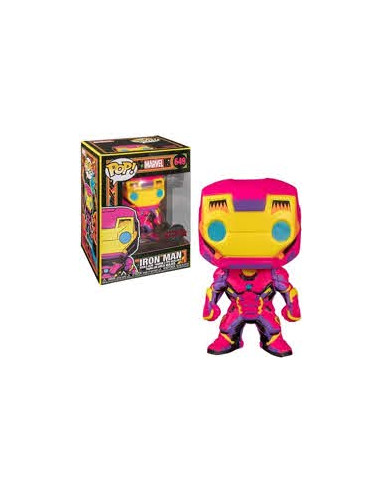 Funko pop marvel black light ironman multicolor 48846