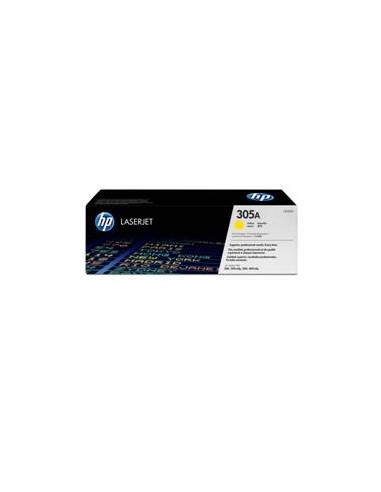 Toner hp 305a ce412a amarillo 2600pag laserjet pro 300 m351a 300  mfp m375nw 400 m451 400 mfp m475