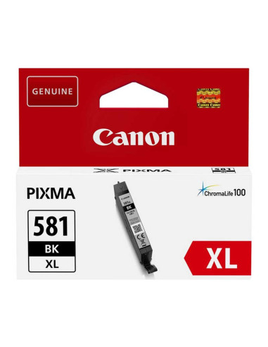 Cartucho tinta canon cli 581 bk xl negro pixma tr7550 - tr8550 - ts6150 - ts6151 - ts8150 - ts8151 - ts8152 - ts9150 - ts9155