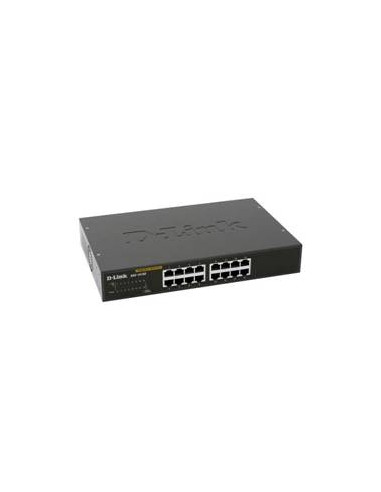 Switch 16port 10 - 100 - 1000 gibabit metal copper desktop switch d - link