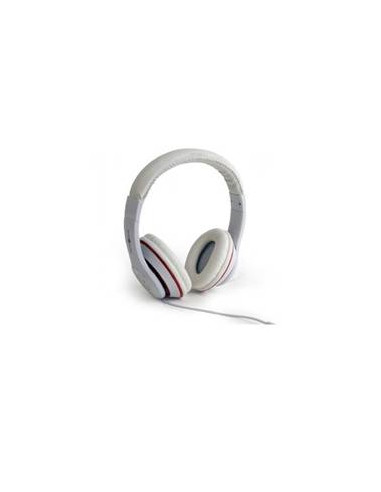 Auriculares alambricos mhs - lax - w microfono -  diadema -  jack 3.5mm -  blanco