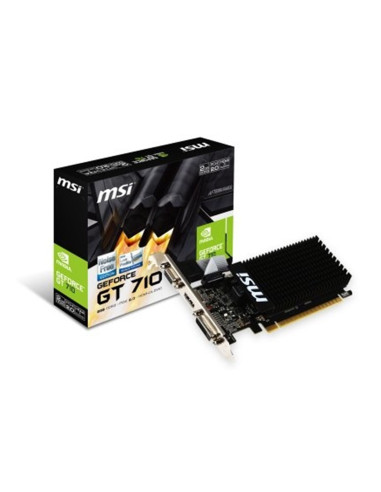 Tarjeta grafica msi gt 710 2gd3h lp 2gb gddr3 - hdmi - dvi - d - vga