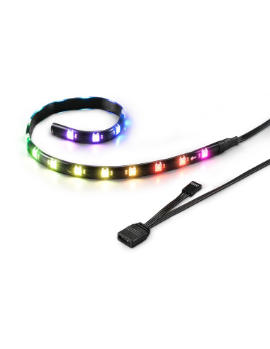 Tira rgb led sharkoon shark blades 360mmx10mmx3mm 18 leds longitud cable 60cm