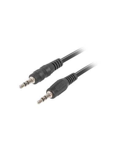 Cable estereo lanberg jack 3.5mm macho - jack 3.5mm macho 1.2m negro