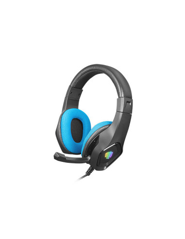 Auriculares gaming fury phantom negro - azul