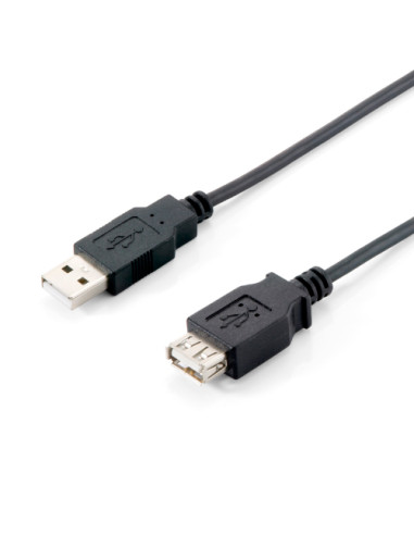 Cable equip alargo usb 2.0 tipo a macho -  hembra 1.8m