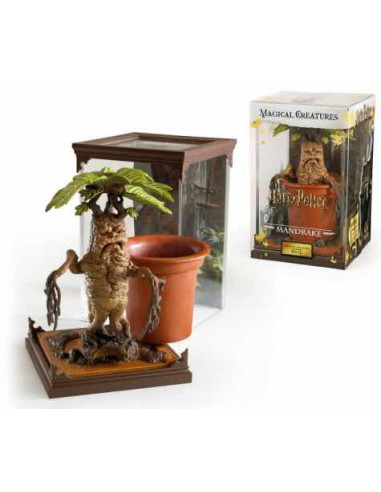 Figura the noble collection harry potter criaturas magicas nº 17 mandragora