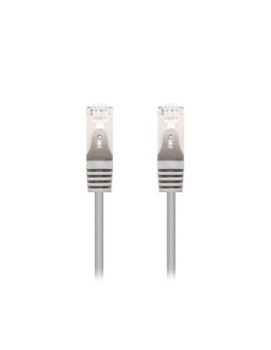 Latiguillo cable red ftp cat6 rj45 nanocable 10m gris