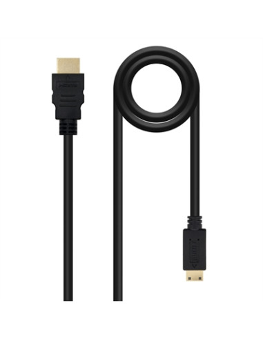 Cable hdmi a mini hdmi alta velocidad nanocable 3m -  macho - macho