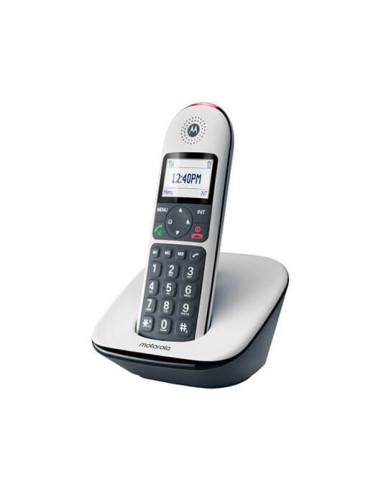 Telefono inalambrico dect digital motorola cd5001 blanco -  pantalla retroiluminada -  teclas grandes