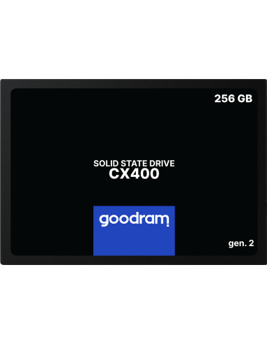 Disco duro interno solido ssd goodram ssdpr - cx400 - 256 - g2 256gb 2.5pulgadas sata3 cx400