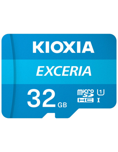 Tarjeta memoria micro secure digital sd kioxia 32gb exceria uhs - i c10 r100 con adaptador