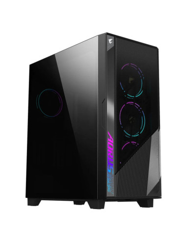 Caja ordenador gaming gigabyte ac500g atx 2 x usb 3.0 1 x usb tipo c rgb s - f negro