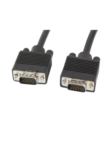 Cable vga lanberg 15m - macho -  macho - negro