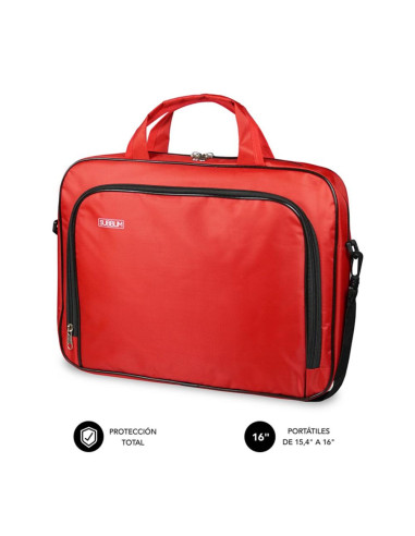 Maletin subblim oxford para portatil 15.4pulgadas - 16pulgadas rojo