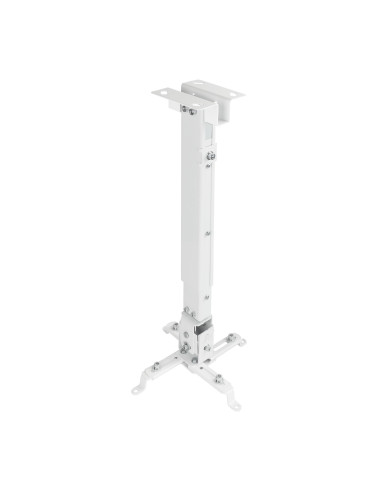 Soporte de proyector de techo tooq  pj2012t - w blanco  distancia 130 - 650 mm.