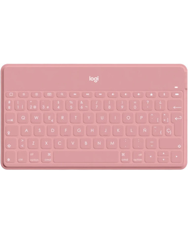 Teclado logitech keys to go wireless inalambrico para iphone ipad y apple tv blush