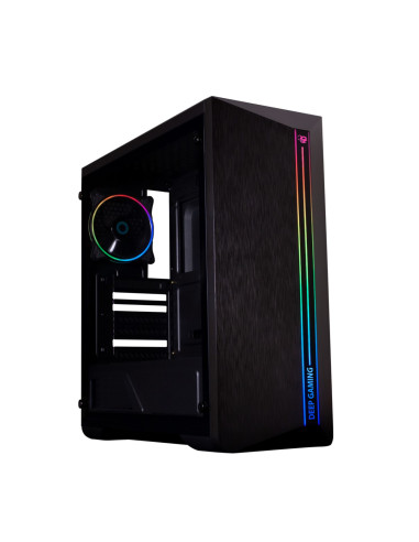 Caja ordenador gaming deep gaming dgc200 rgb atx usb 3.0 sin fuente