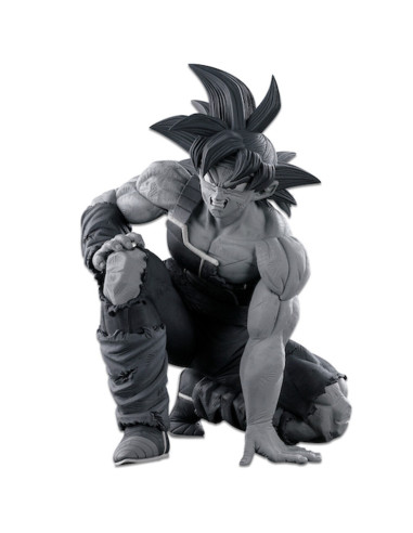 Figura banpresto dragon ball super bardock tones blanco & negro