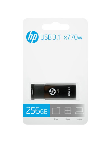 Memoria usb 3.1 hp 256gb x770w negro