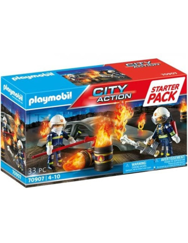 Playmobil starter pack simulaco de incendio