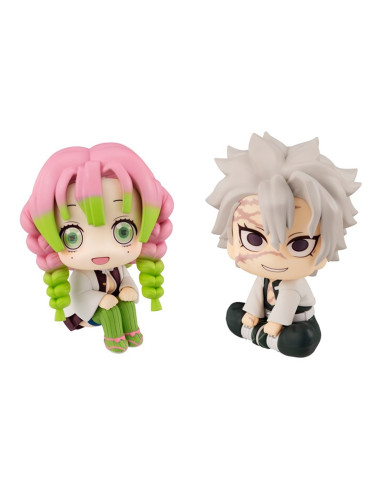 Figuras megahouse look up series kimetsu no yaiba demon slayer mitsuri kanroji & sanemi shinazugawa