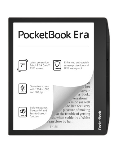 Ebook pocketbook era 7pulgadas 16gb plata stardust