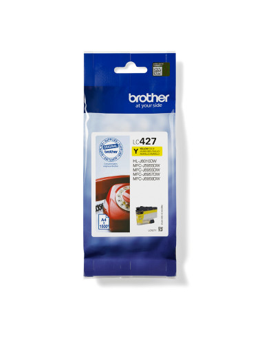 Cartucho tinta brother lc427y amarillo 1500 paginas