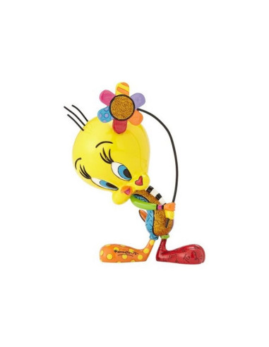 Figura decorativa enesco looney tunes piolín con flor