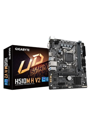 Placa base gigabyte h510m h v2 1200 m - atx -  2x ddr4 -  4x sata 6gb - s -  2x usb 3.2 -  4x usb 2.0