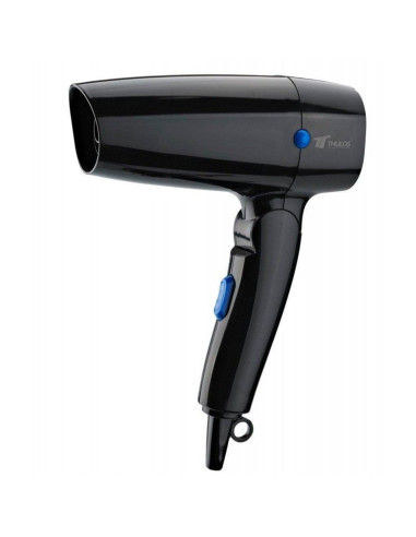 Secador de pelo de viaje thulos th - hd1200 negro - azul 1200w