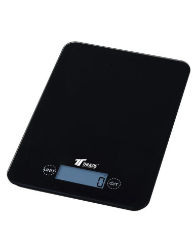 Bascula de cocina digital thulos th - ds107 negro carga maxima 5kg