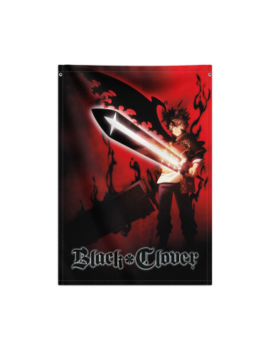 Banderola decorativa black clover