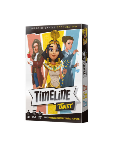 Juego de mesa timeline twist edad recomendada 7 años