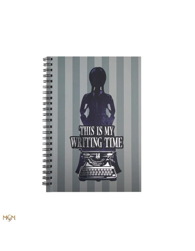 Libreta cinereplicas wednesday addams this is my writing time