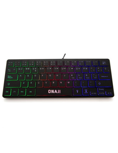 Teclado gaming onaji kii rgb