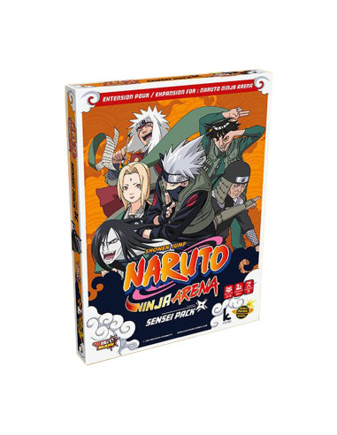 Juego de mesa naruto ninja arena sensei pack edad recomendada 10 años (ingles)