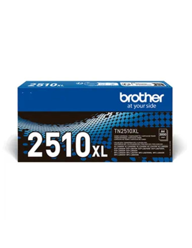 Toner brother tn2510xl negro 3000 paginas