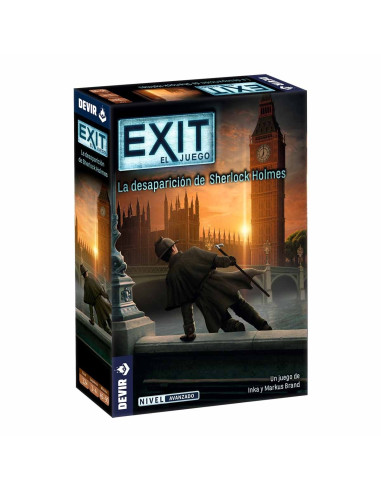 Juego de mesa devir exit la desaparición de sherlock holmes