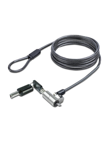 Cable seguridad tipo nano l - link con llave 1.8m.